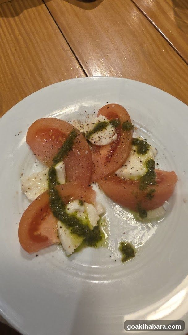 Caprese Salad with Pesto