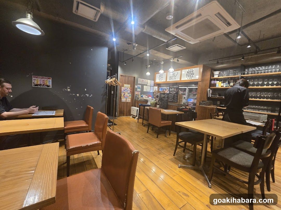 Interior of a casual dining space