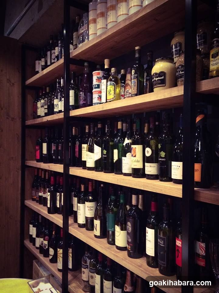 Wine and Spirits Shelf