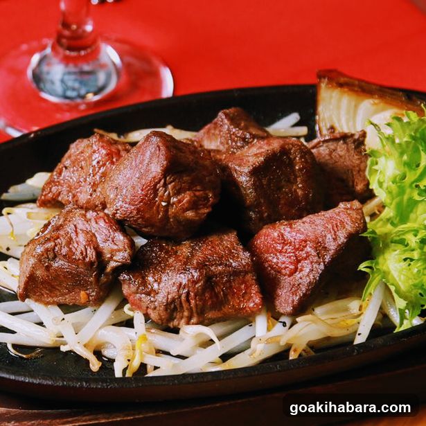 Sizzling Steak with Bean Sprouts