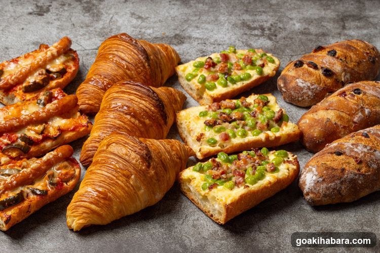 Assorted Pastries and Breads