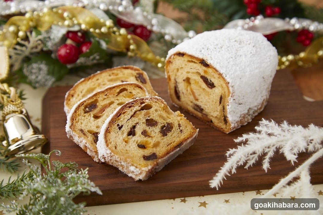 Stollen with Festive Decorations