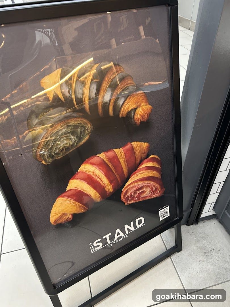 Croissant Advertisement Stand