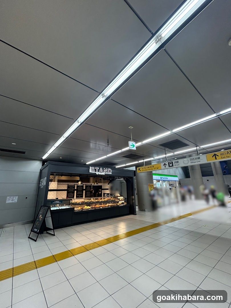 Station Interior with Food Stand