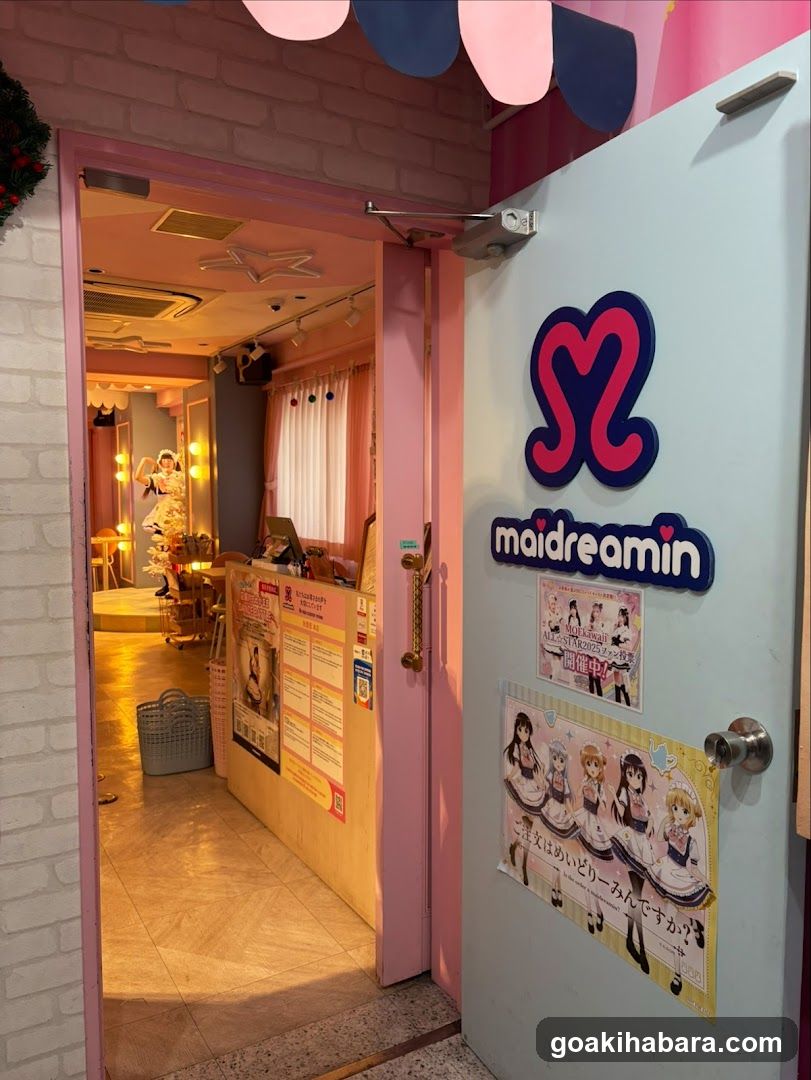 Photo of physical exterior entrance/storefront facade with visible signage ON the building.