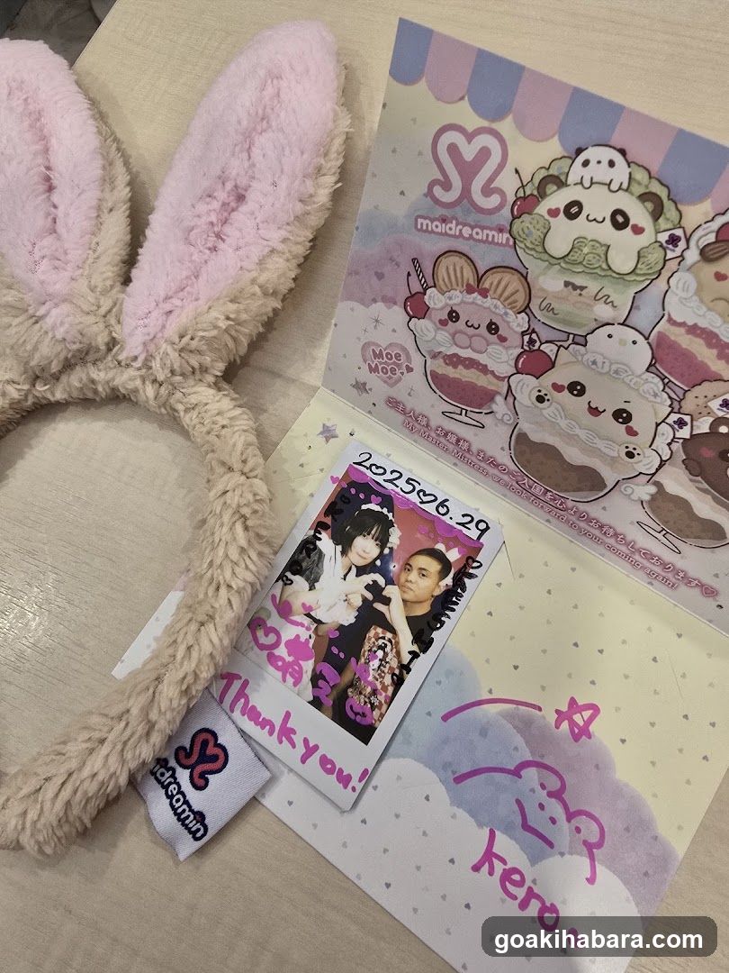 Maidreamin Merchandise and Photo Card