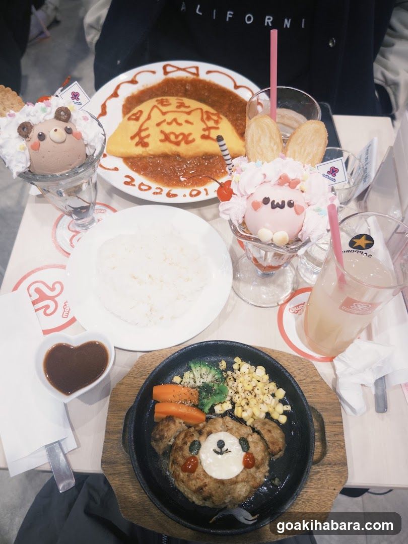 Cute Themed Meal Spread