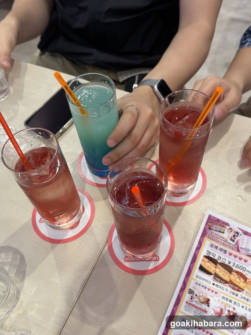 Colored Drinks on Table
