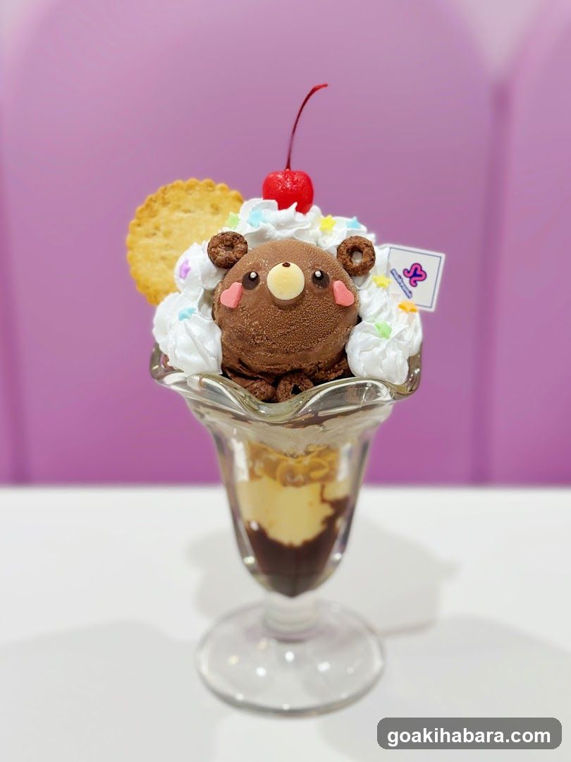 Kawaii Bear Ice Cream Sundae