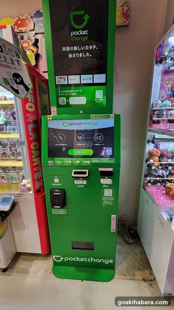 pocketchange ATM in store