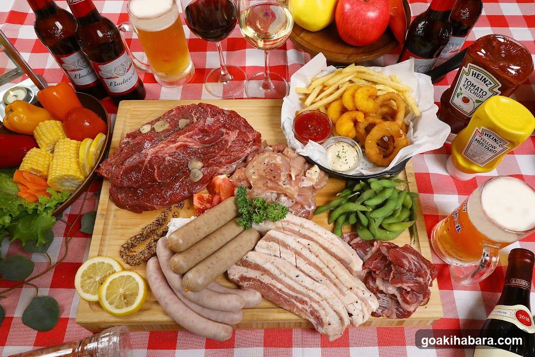 BBQ Spread Table Setting
