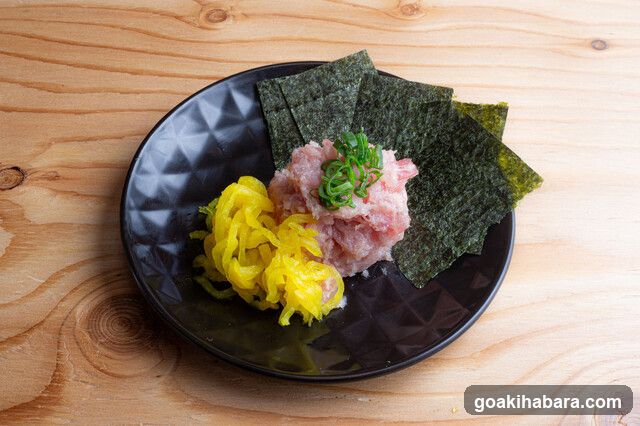 Tuna Tartare with Nori and Pickled Vegetables