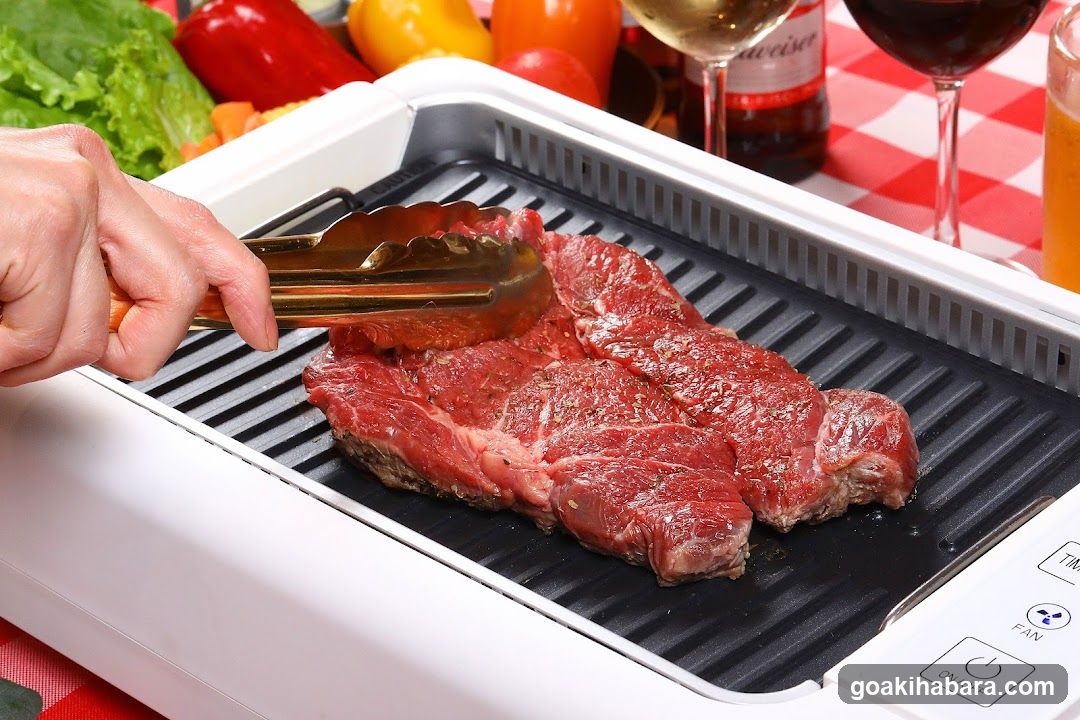 Grilling Steak on Indoor Grill