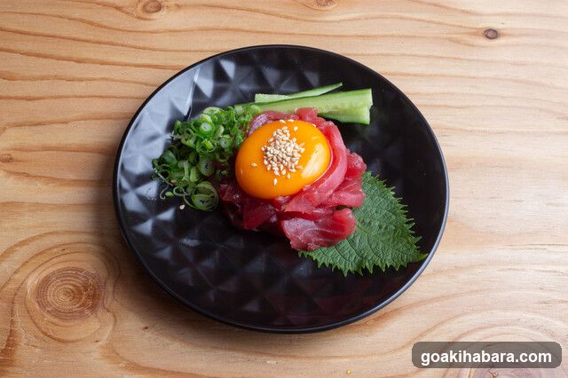 Tuna Tartare with Egg Yolk