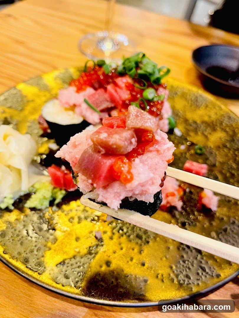 Sushi Platter with Tuna and Caviar