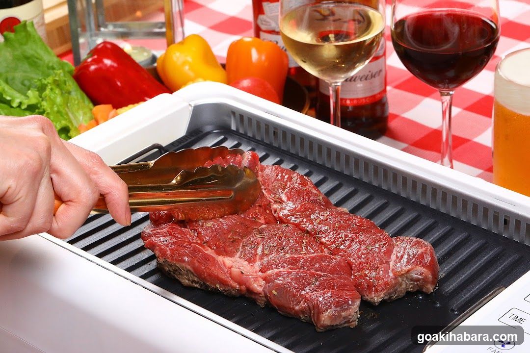 Grilled Steak on Indoor Grill