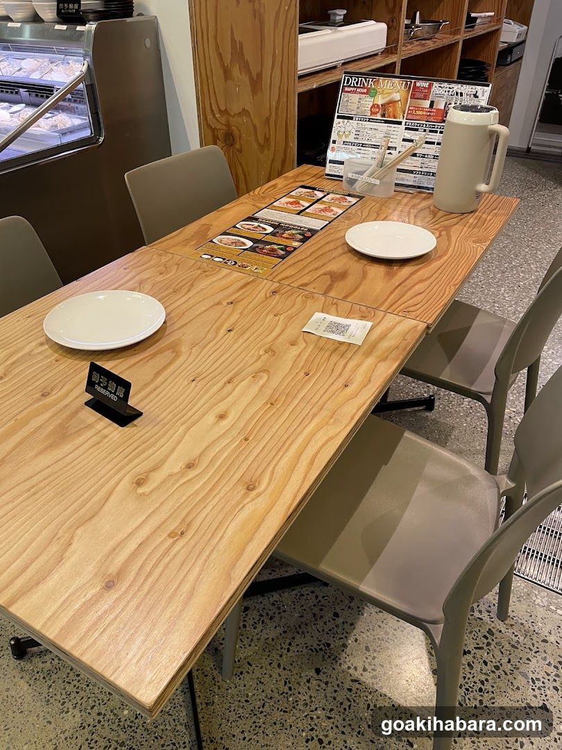 Restaurant Interior Table Setting