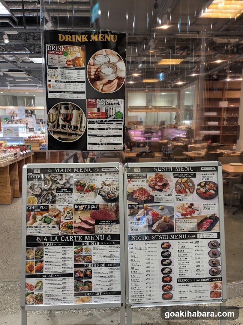 Restaurant Interior with Menus