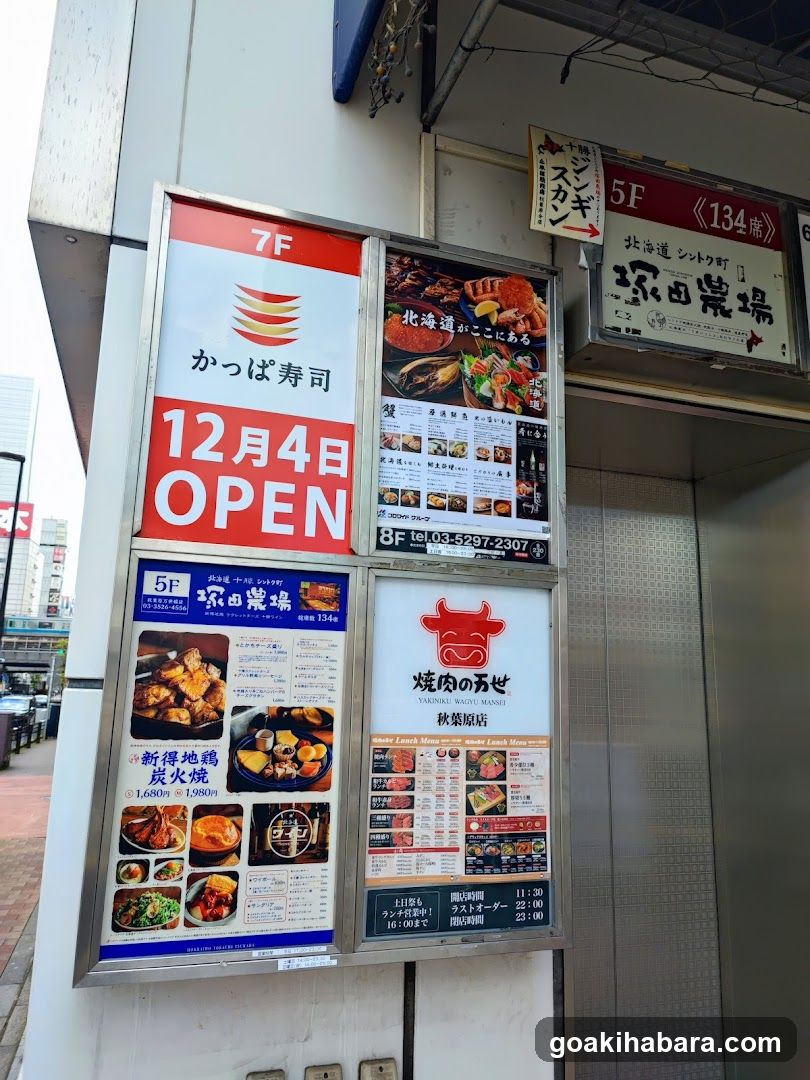 Shintoku Tsukada Nojo Akihabara Manseibashi