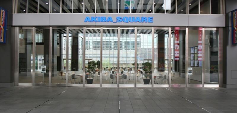 Outdoor terrace stalls at Akihabara UDX