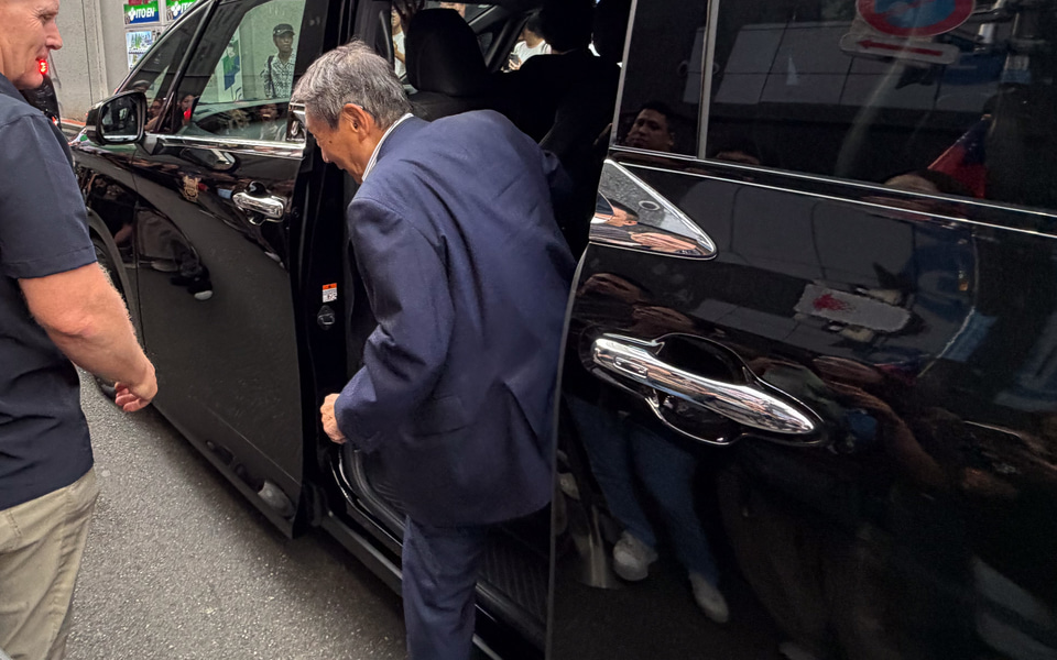 Shoichiro Irimajiri, former SEGA president and Honda F1 engine designer, at the Akihabara reunion event